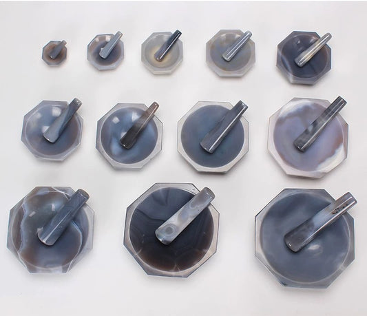 Agate Paste and Mortar